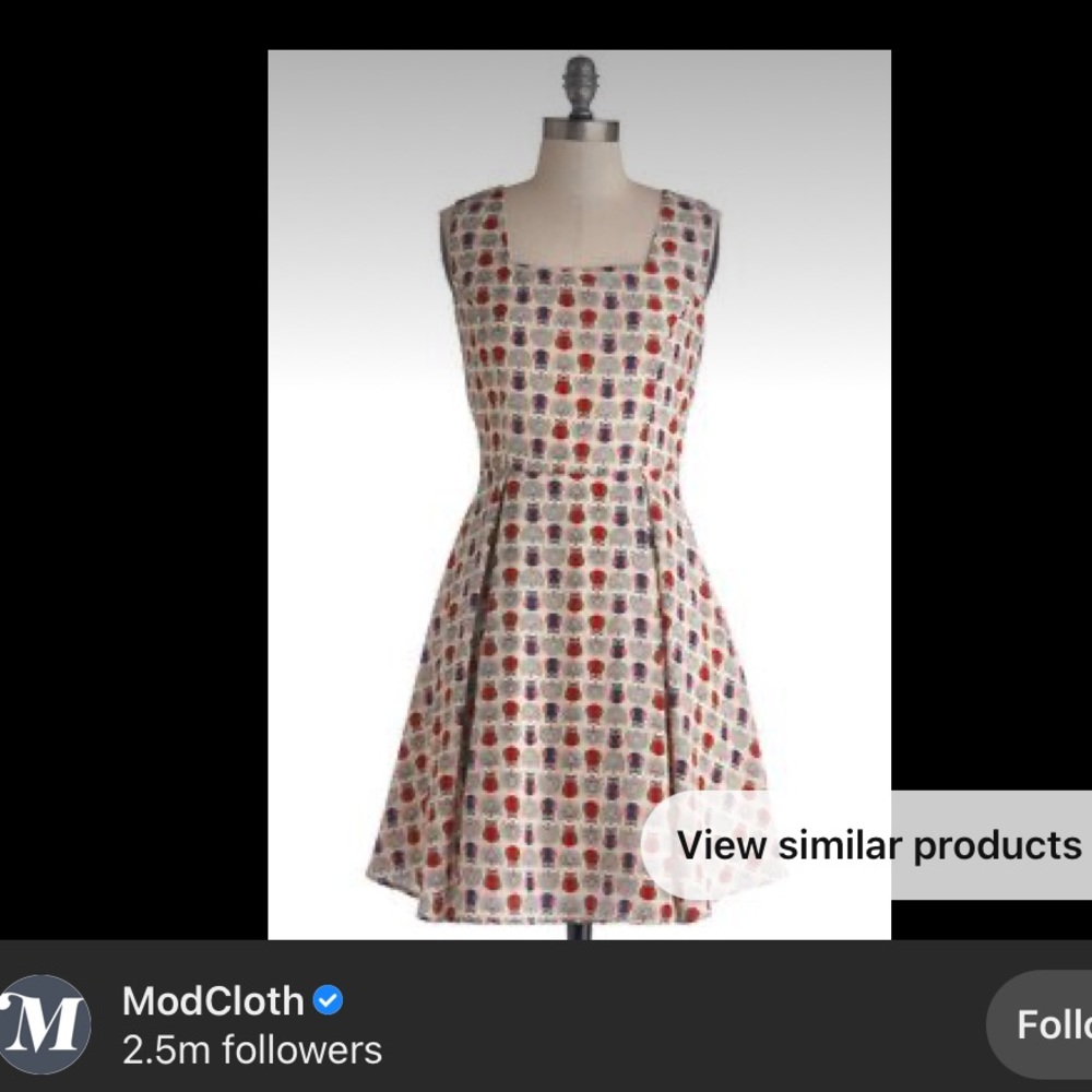 ModCloth Owl Dress